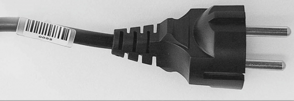 Gerätekennzeichnung mit Barcode